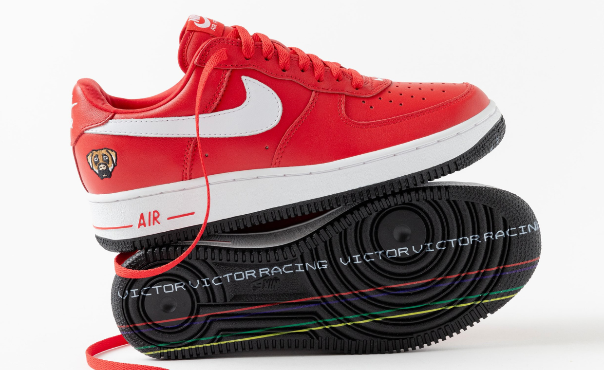 Victor Victor x Nike Air Force 1 Low '01 University Red