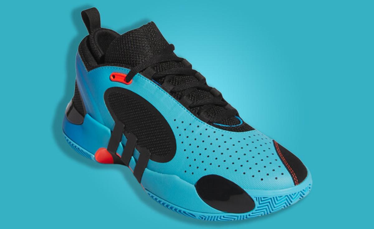 The adidas D.O.N. Issue #5 Bright Cyan Releases October 2023