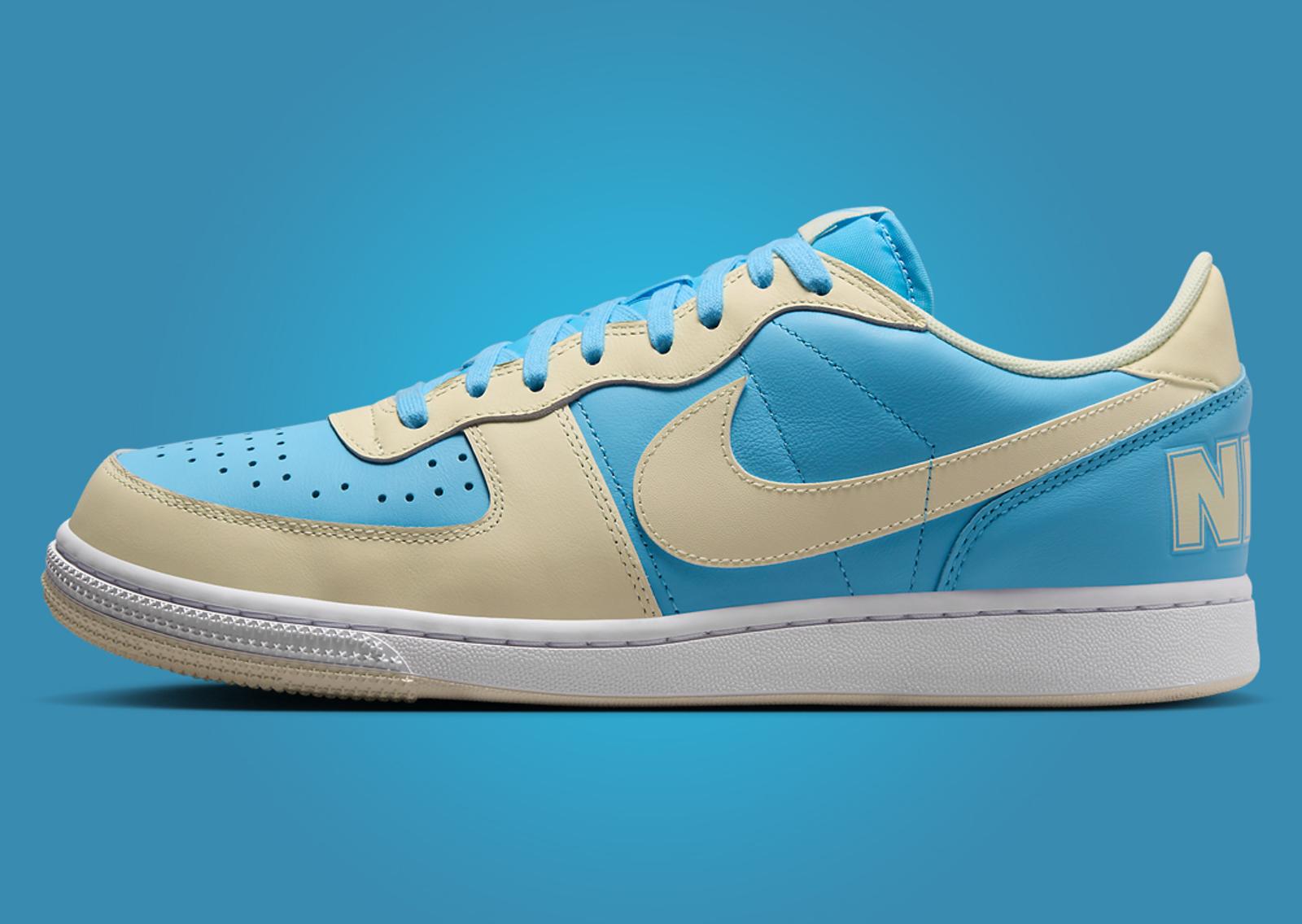 Nike Terminator Low Aquarius Blue Coconut Milk Lateral