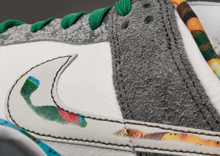 Nike Dunk Low Philly Detail