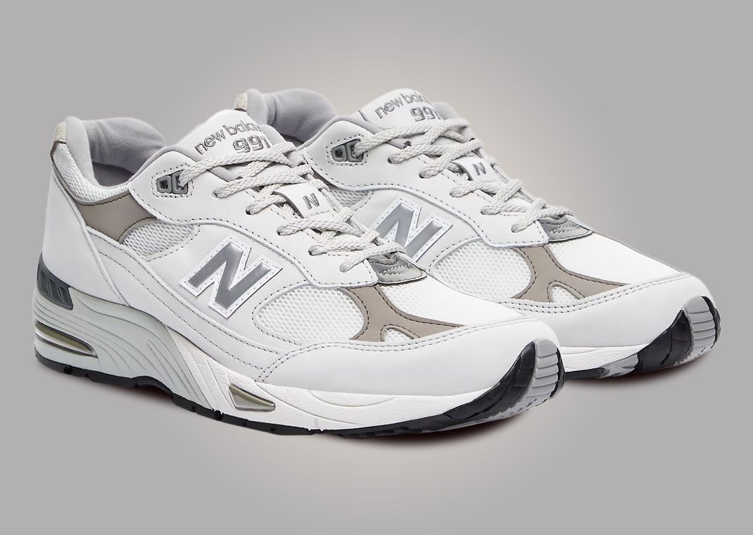The New Balance 991 Made in UK Is Dressed in Star White