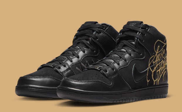 Nike SB Dunk High FAUST Black Gold - DH7755-001 Raffles and