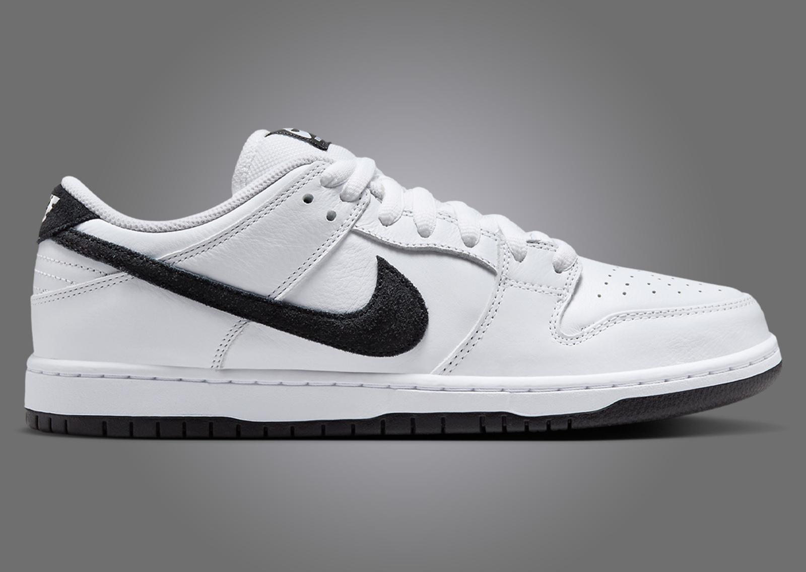 Nike SB Dunk Low White Black Lateral