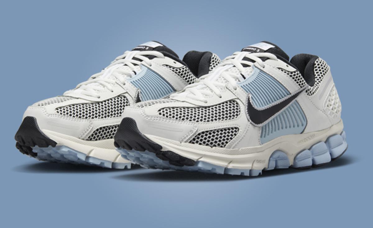 The Women's Nike Zoom Vomero 5 Platinum Tint Light Armory Blue Releases Spring 2024