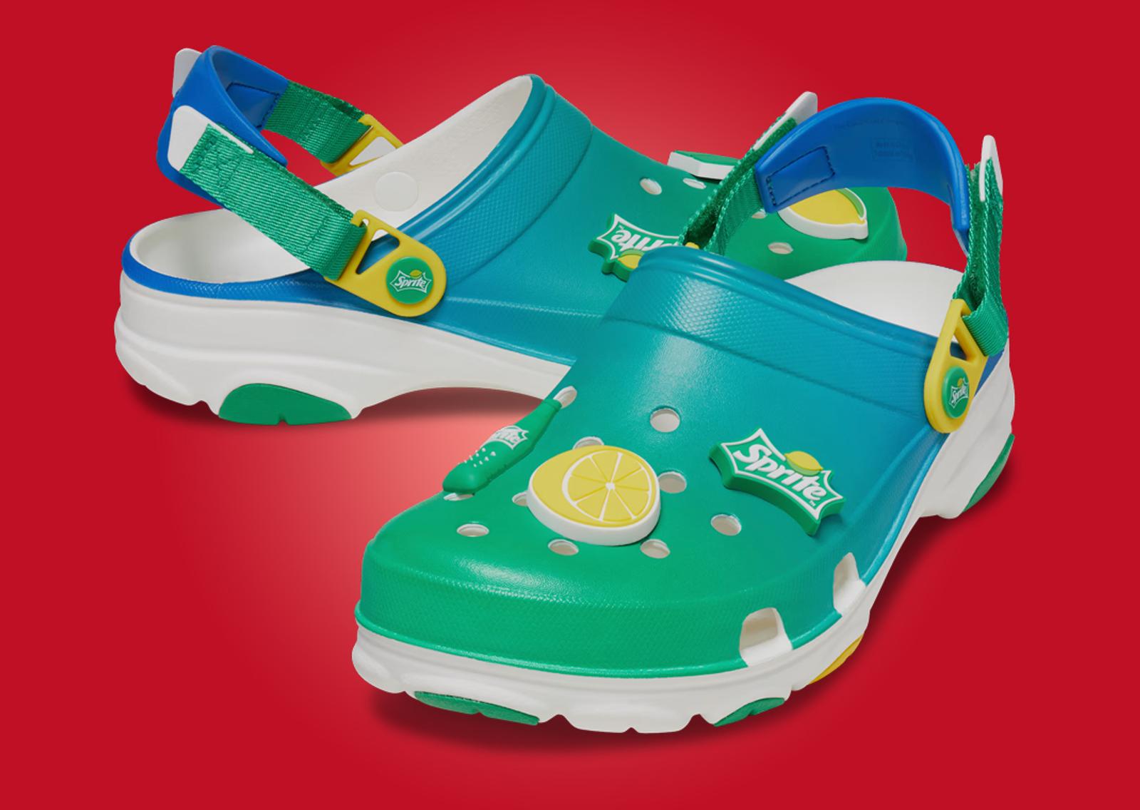 Coca Cola x Crocs All-Terrain Clog Sprite Angle Both Pairs