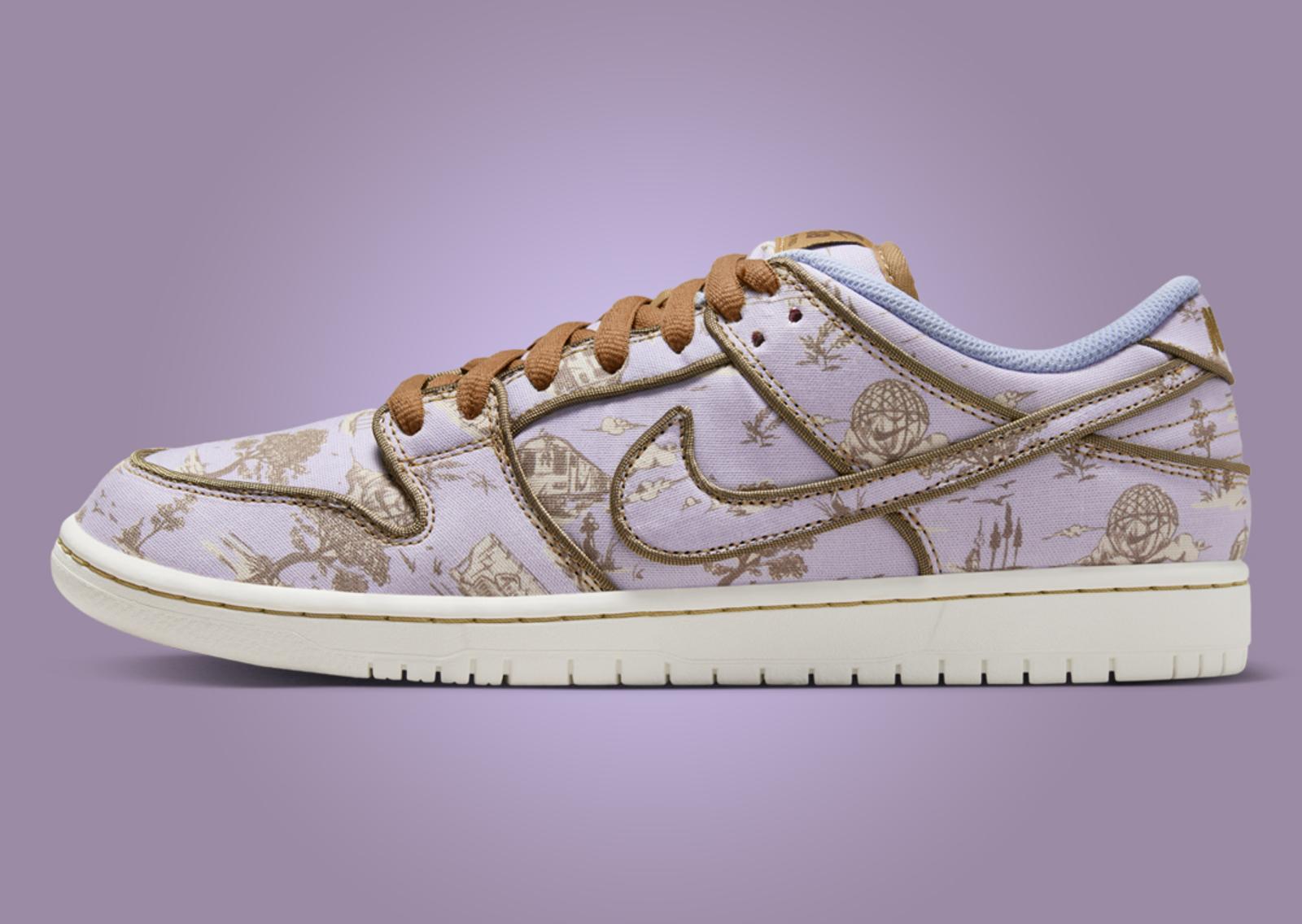 Nike SB Dunk Low Premium Pastoral Print Lateral