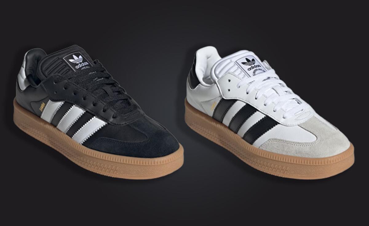 The adidas Samba XLG Black White and White Black Releases Holiday 2023