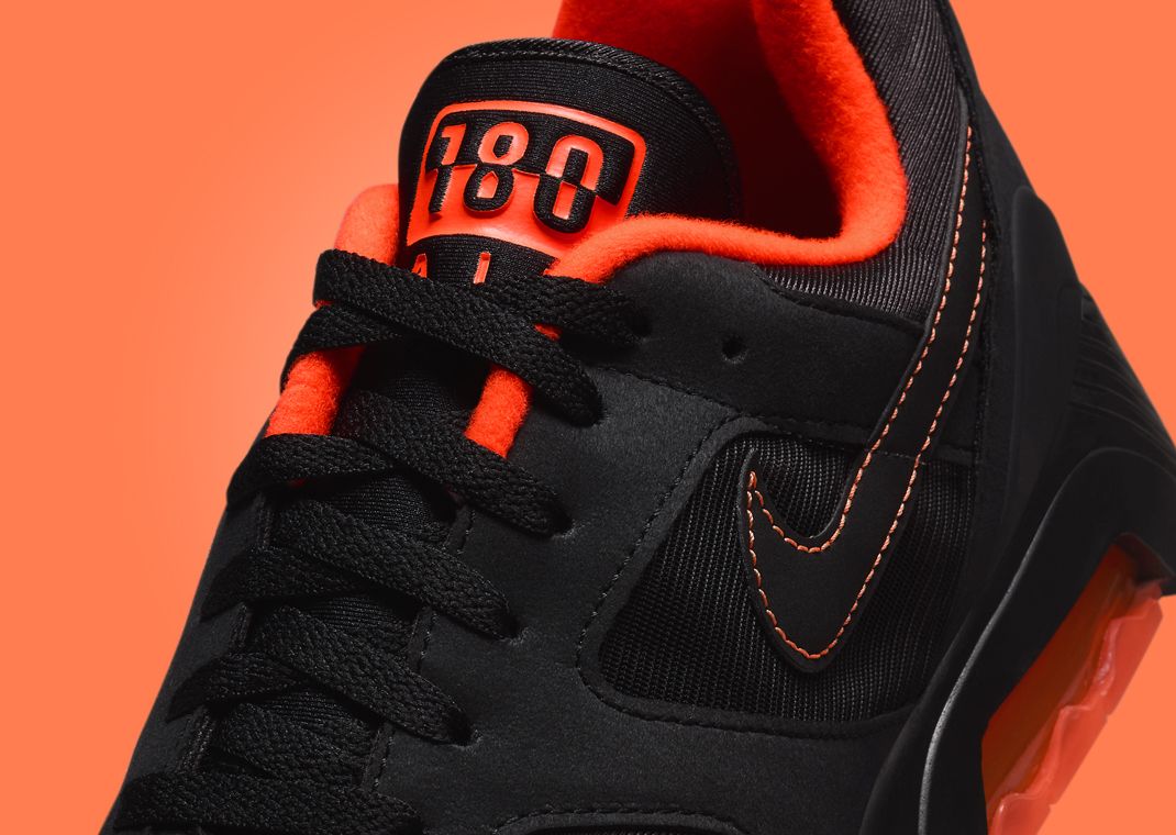 The Nike Air 180 Black Hyper Crimson Releases Holiday 2024