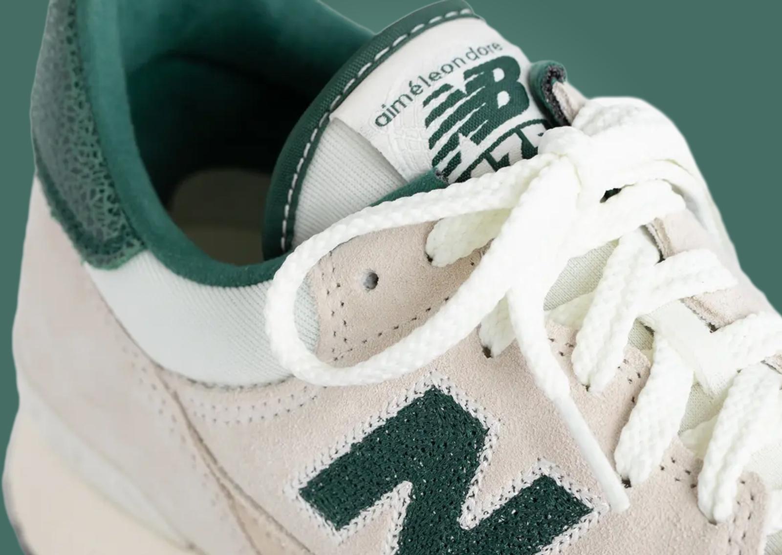 Aime Leon Dore x New Balance 475 Green Detail