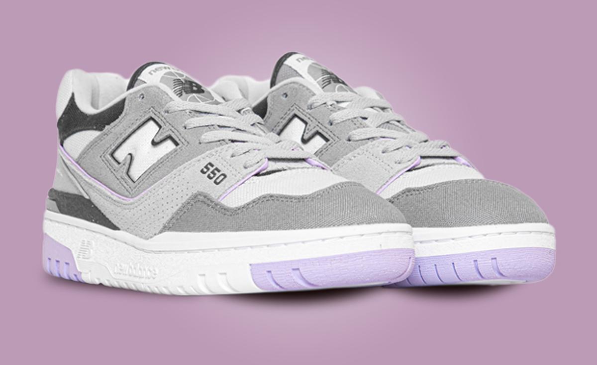This Women’s Exclusive New Balance 550 Comes Accented By Lavender