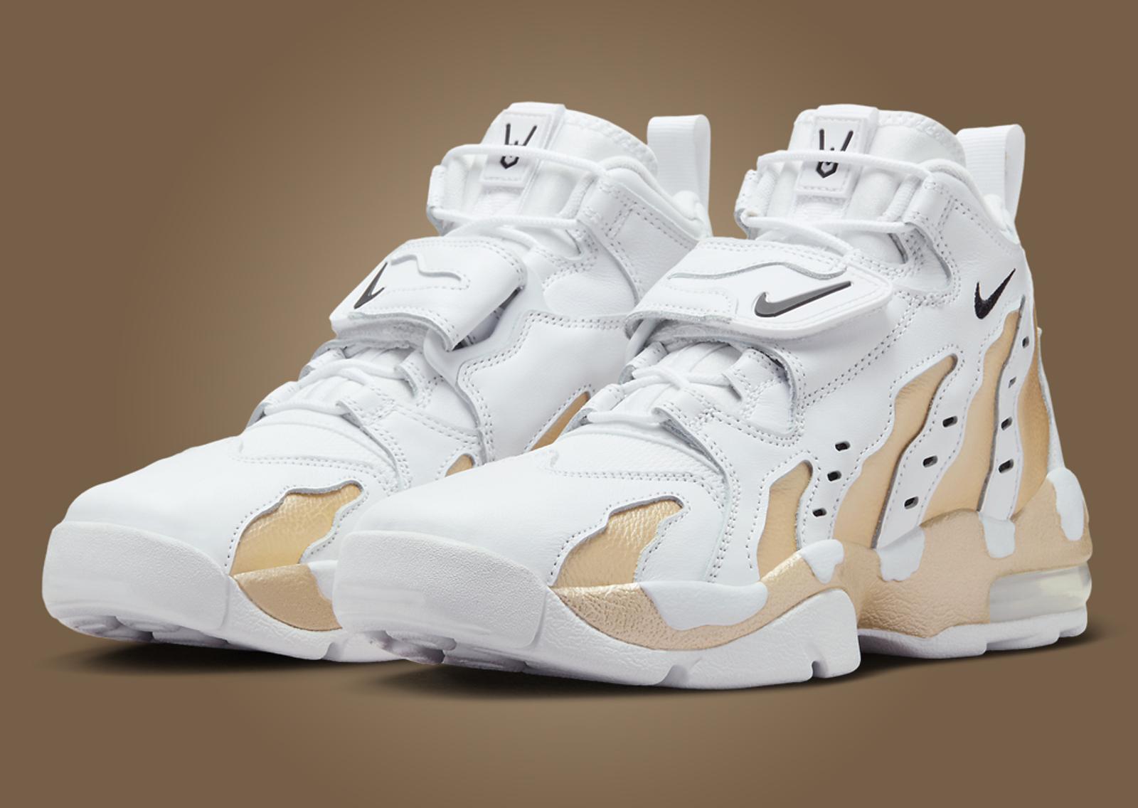 Nike Air DT Max '96 White Vegas Gold Angle