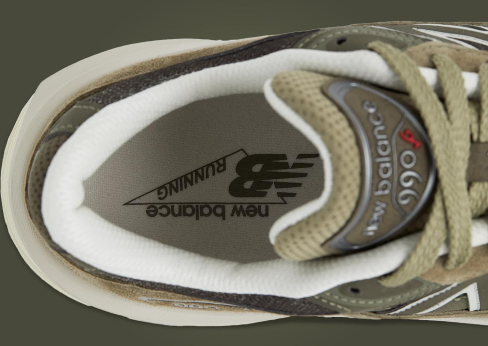 New Balance 990v6 Made in USA True Camo Insole