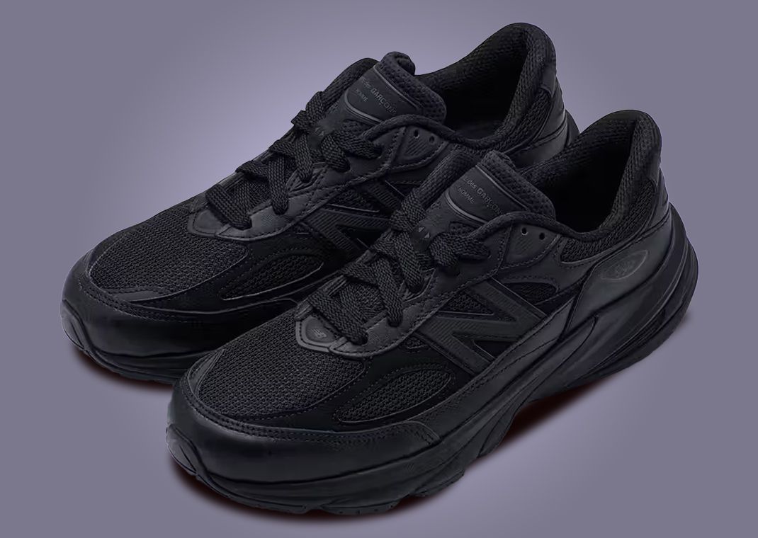 【本物保証 /関税・送料無料】GARCONS × New Balance 990V6 Comme Des Garçons Homme x New Balance 990v6 Sneakers | Black