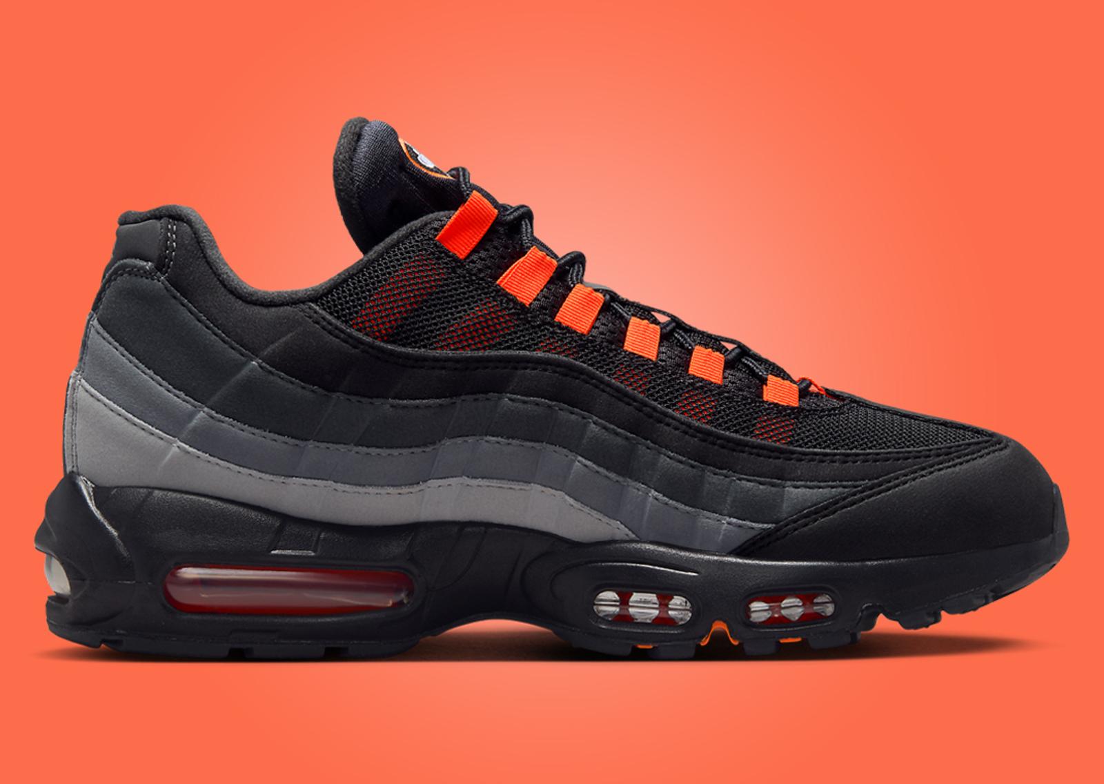 Nike Air Max 95 Black Hyper Crimson Medial Left