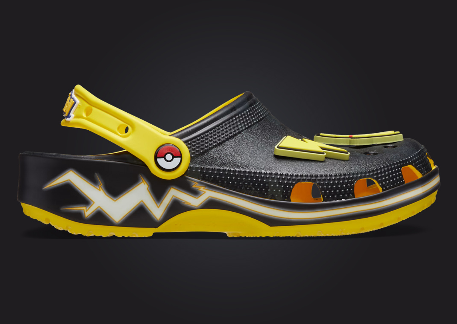 Pokemon x Crocs Classic Clog Pikachu Lateral