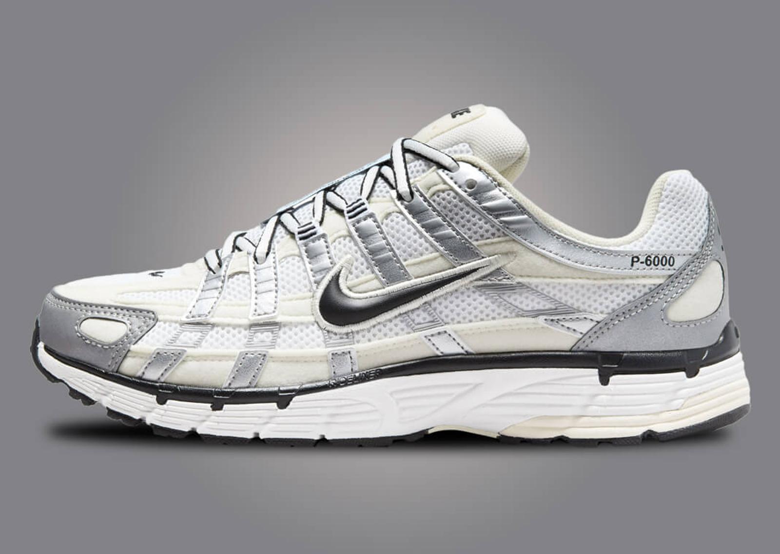 Nike P-6000 Coconut Milk Metallic Silver (W) Lateral