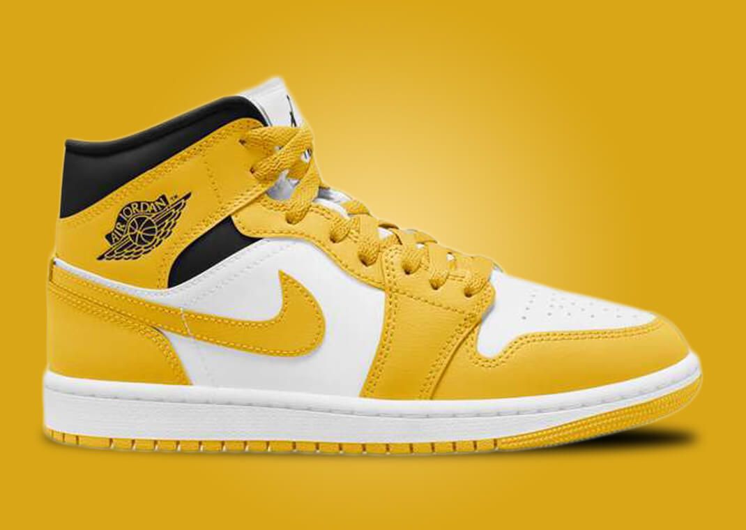 Jordan 1 mid tour hot sale yellow