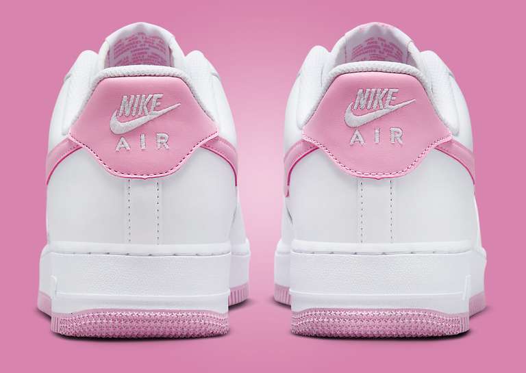 Nike Air Force 1 Low White Pink Rise Back