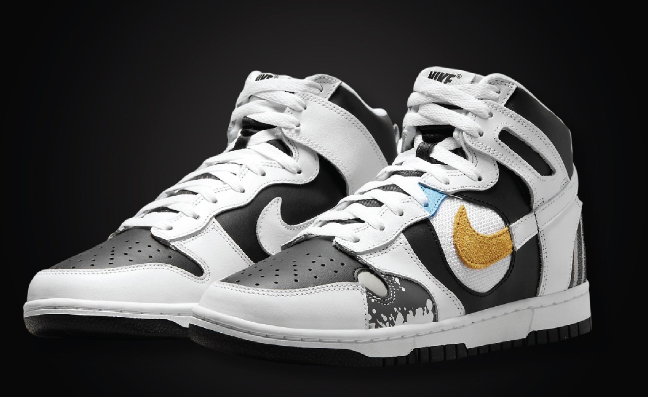 Reverse Panda Vibes Land On This Nike Dunk High See-Thru