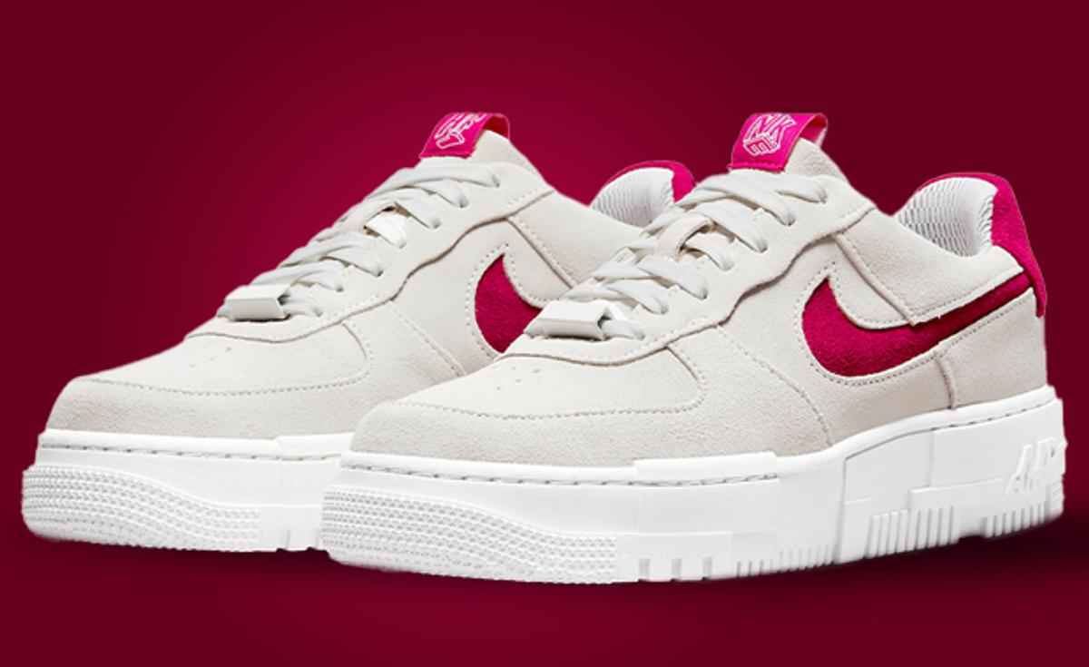 Mystic Hibiscus Accents This Upcoming Nike Air Force 1 Pixel