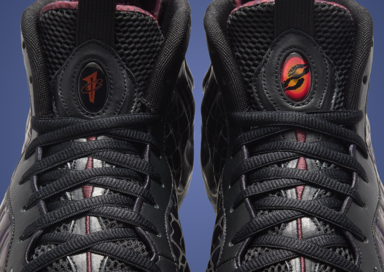 Tekken 8 x Nike Air Foamposite One Premium Tongue Detail