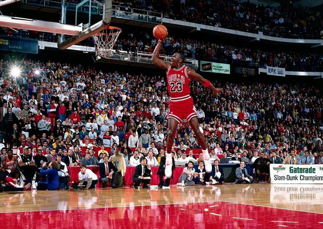 michael jordan 1986 dunk contest