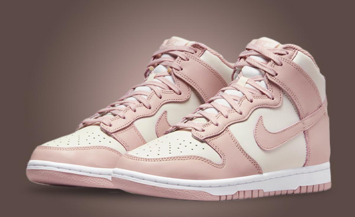 This Nike Dunk High Comes In Pink Oxford