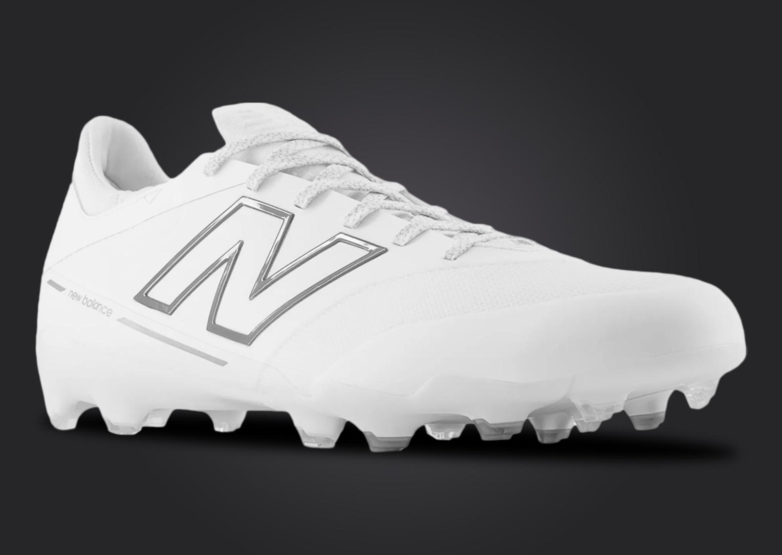 New Balance Prodigy White Silver Metallic Angle