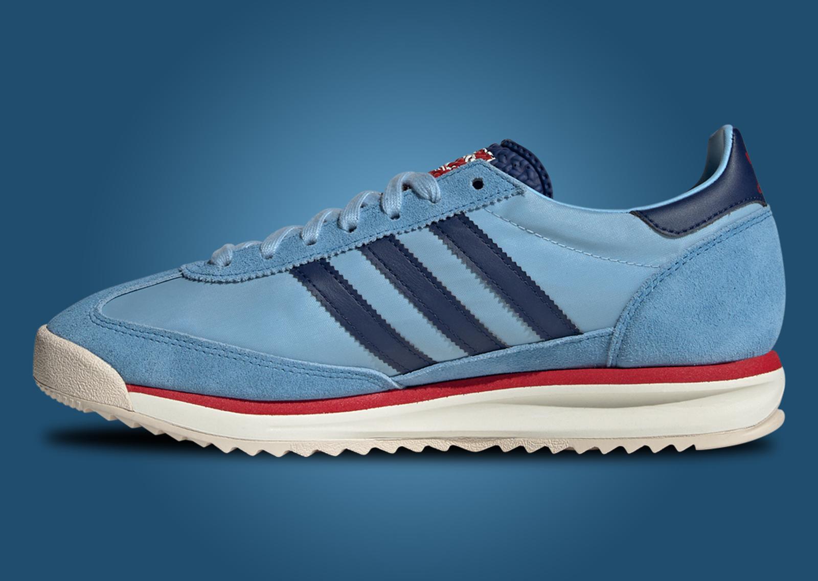 adidas SL 72 RS Light Blue Dark Blue Medial