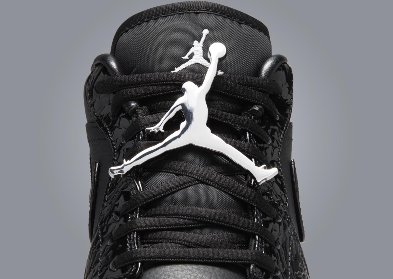 Air Jordan 1 Low SE Patent Elephant Black (W) Accessory Detail