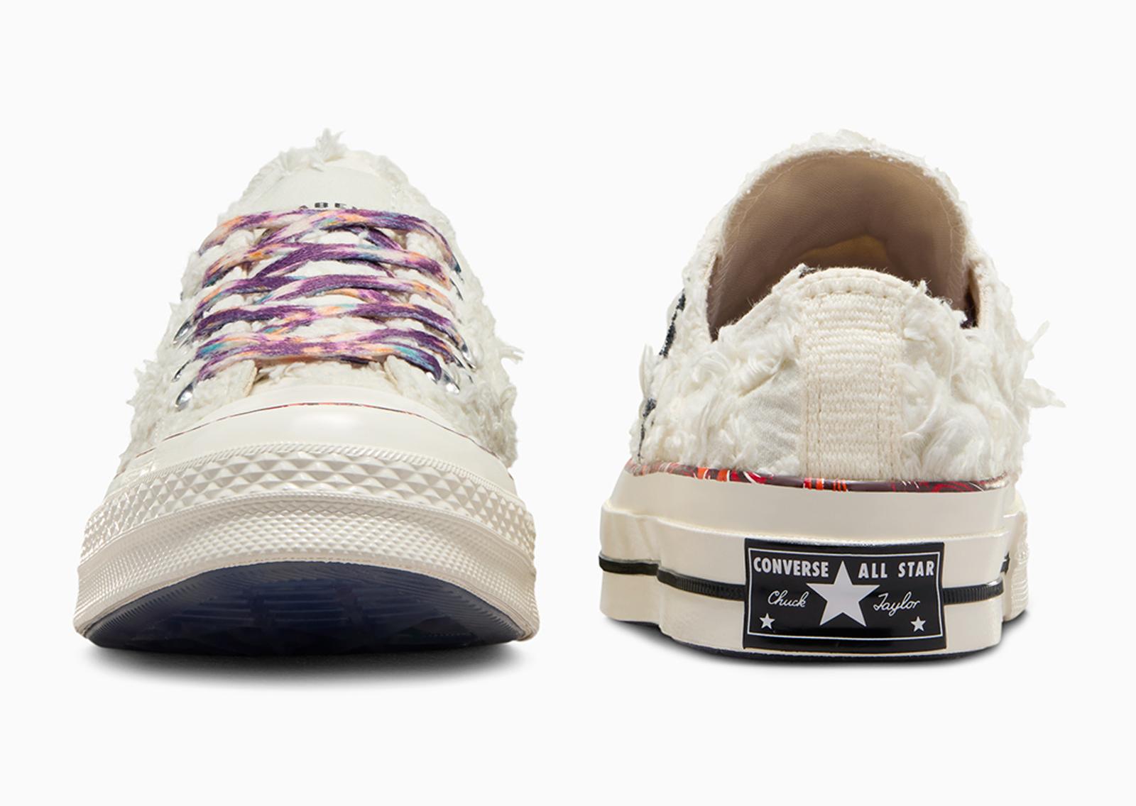 Isabel Marant x Converse Chuck 70 Low Vanilla White To and Heel