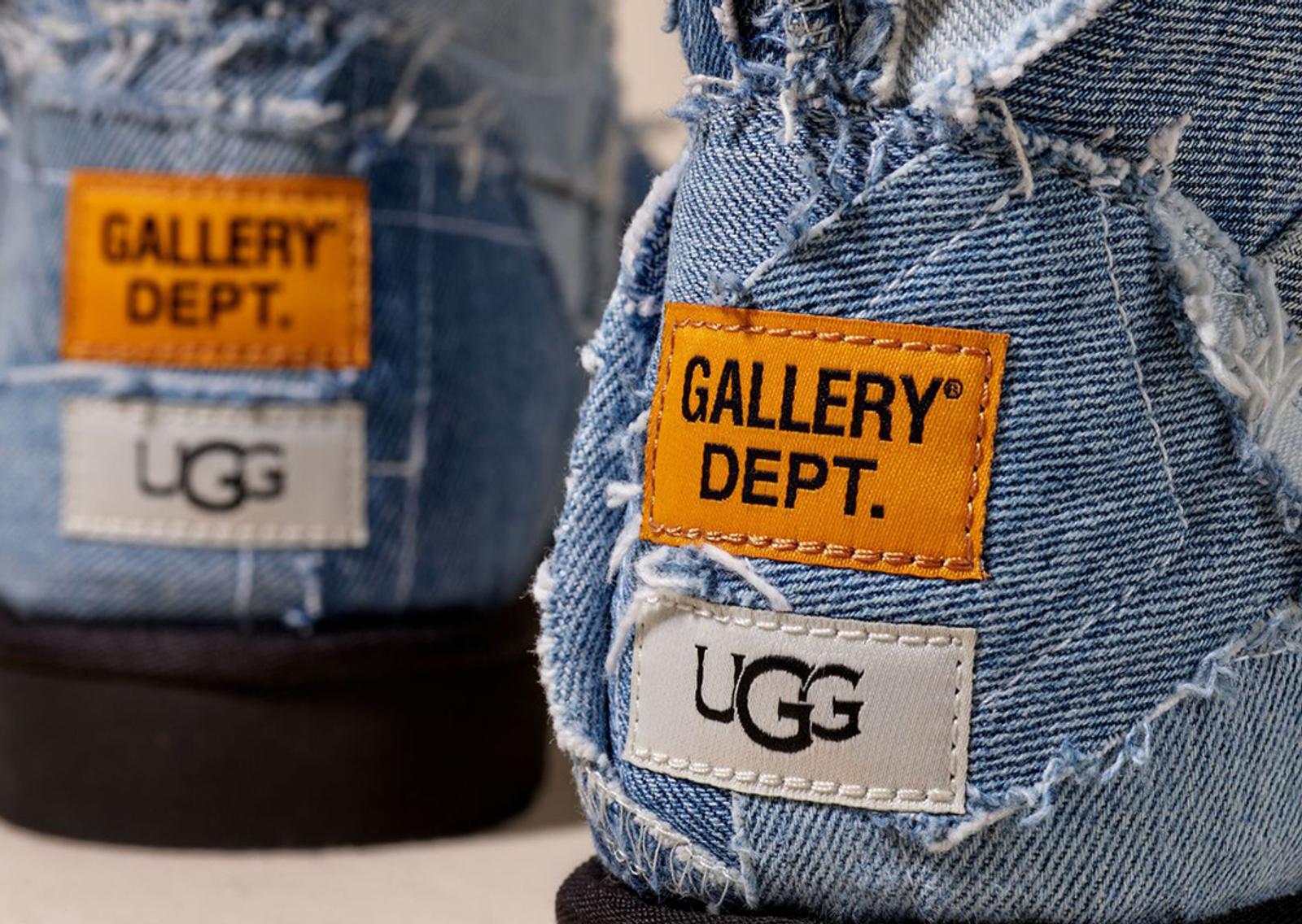 Gallery Dept. x UGG Denim Boot Heel Detail