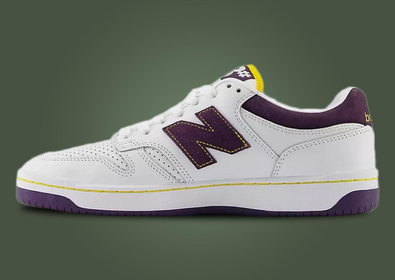 New Balance Numeric 480 Eighties Pack Los Angeles Lakers Medial