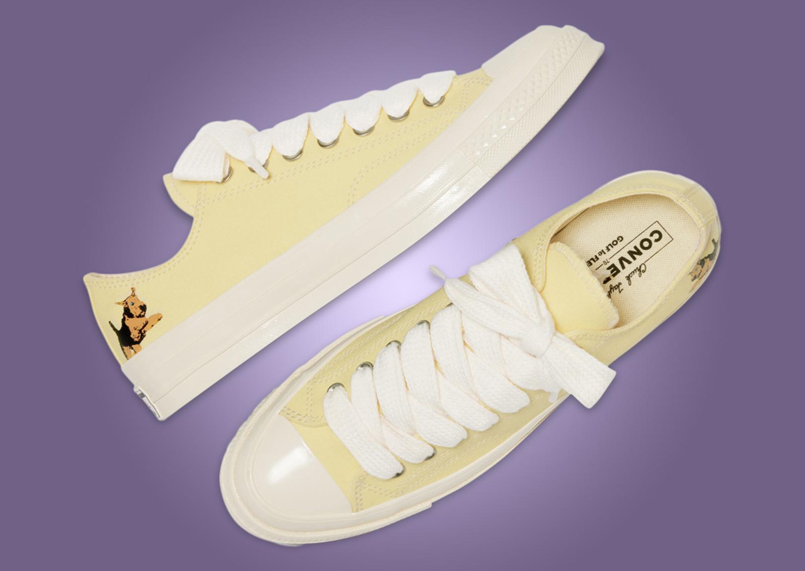 Golf le FLEUR* x Converse Chuck 70 Ox Darryl Lemon Meringue Lateral and Toe