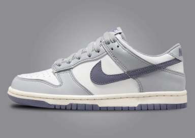 The Kids' Exclusive Nike Dunk Low Platinum Tint Light Carbon Releases ...