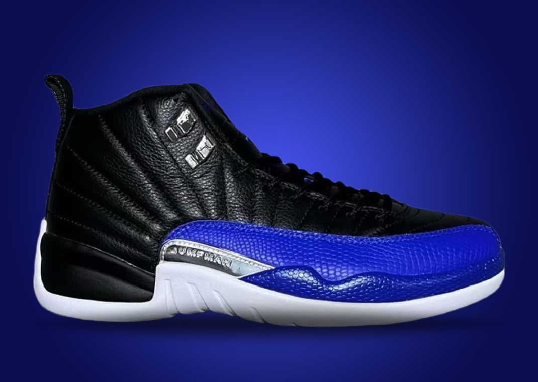 Jordan 12 black shop and blue 2019