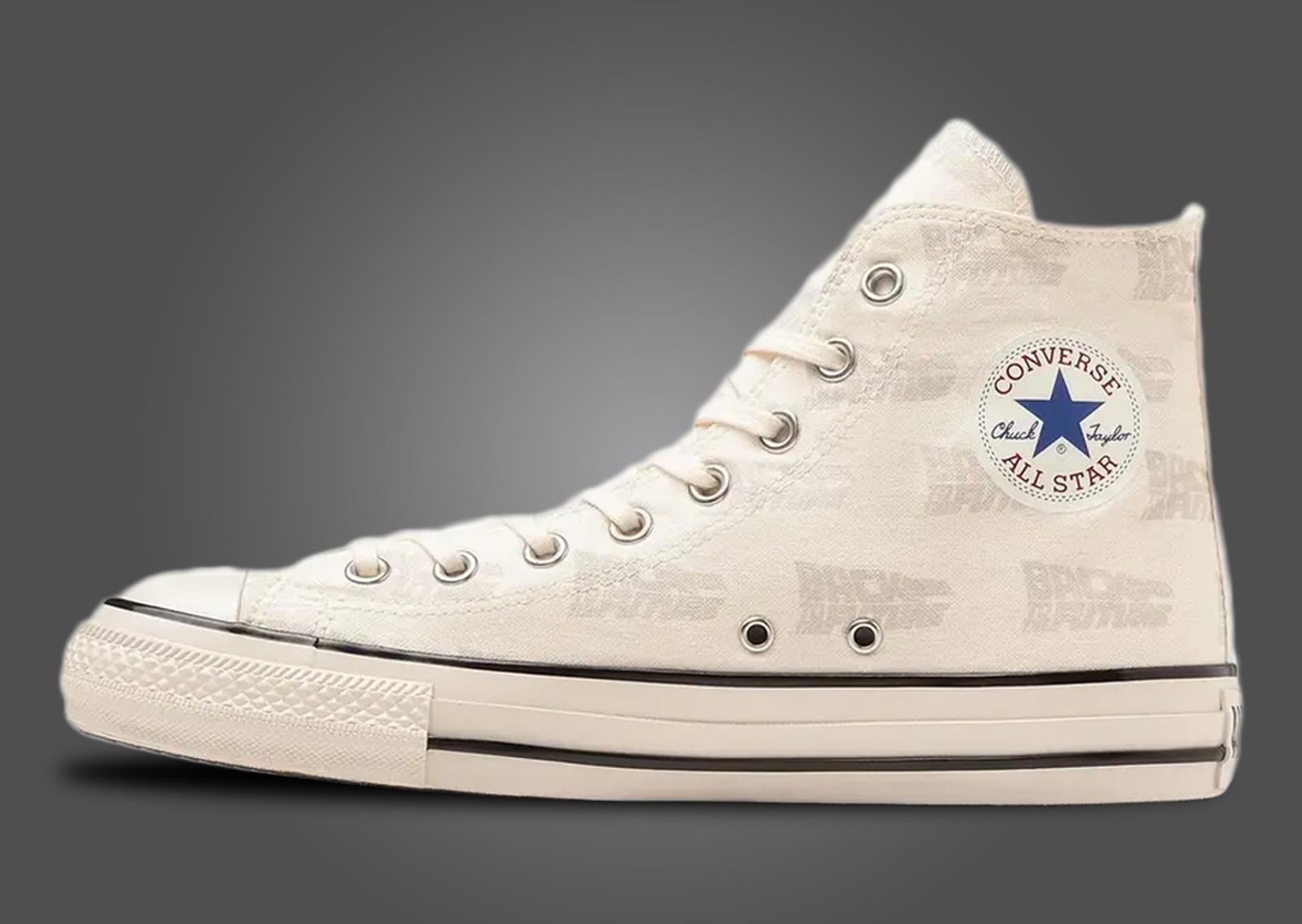 Back To The Future x Converse Chuck Taylor All-Star US Hi Logo White Medial