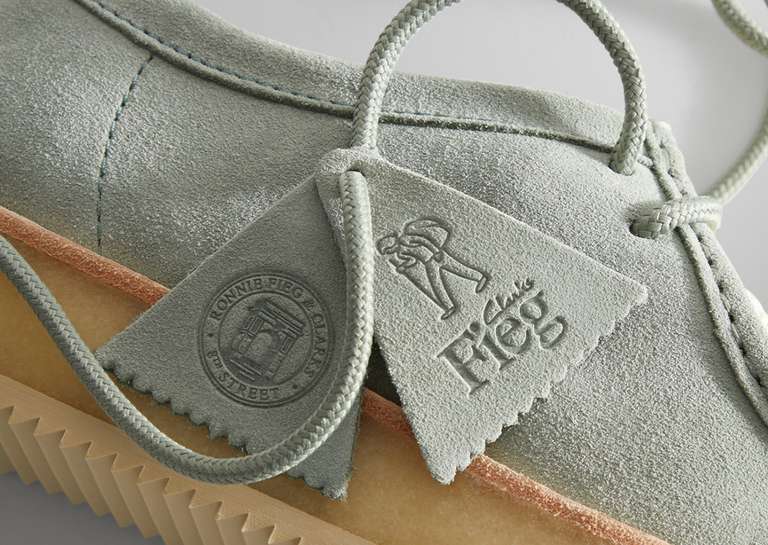 8th St by Ronnie Fieg for Clarks Originals Rossendale II Pale Green Detail