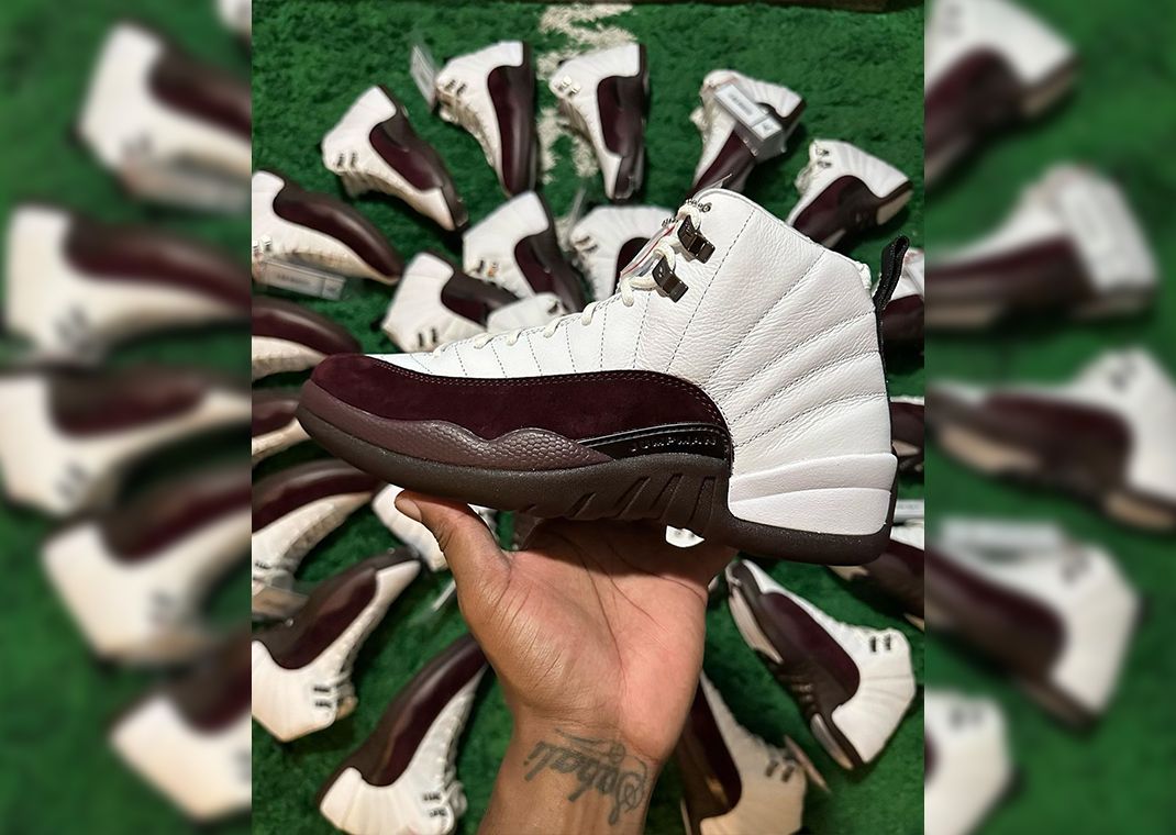 maroon and white 12s