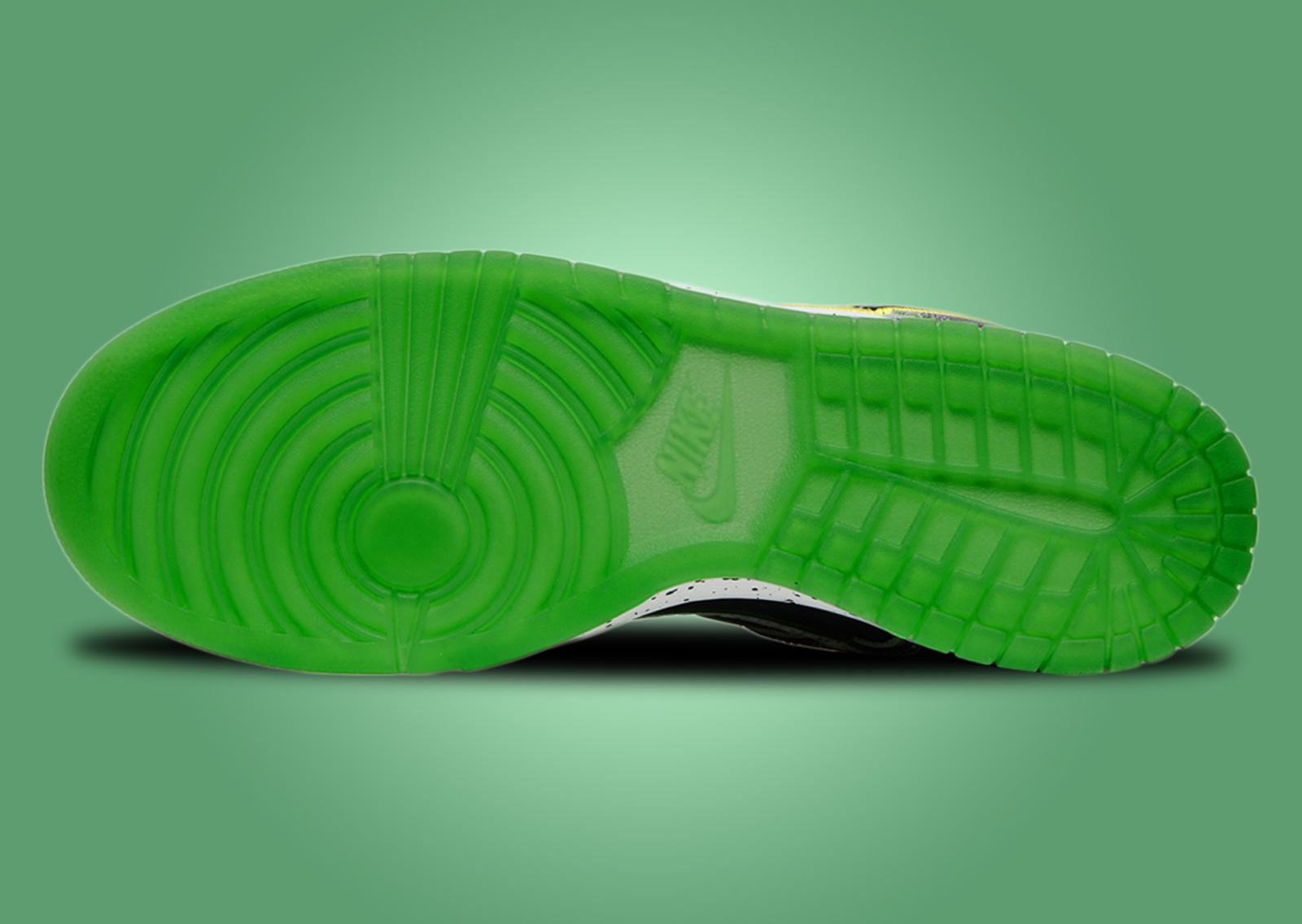 DOAF x Nike Dunk Low What The Ducks of a Feather Away Outsole