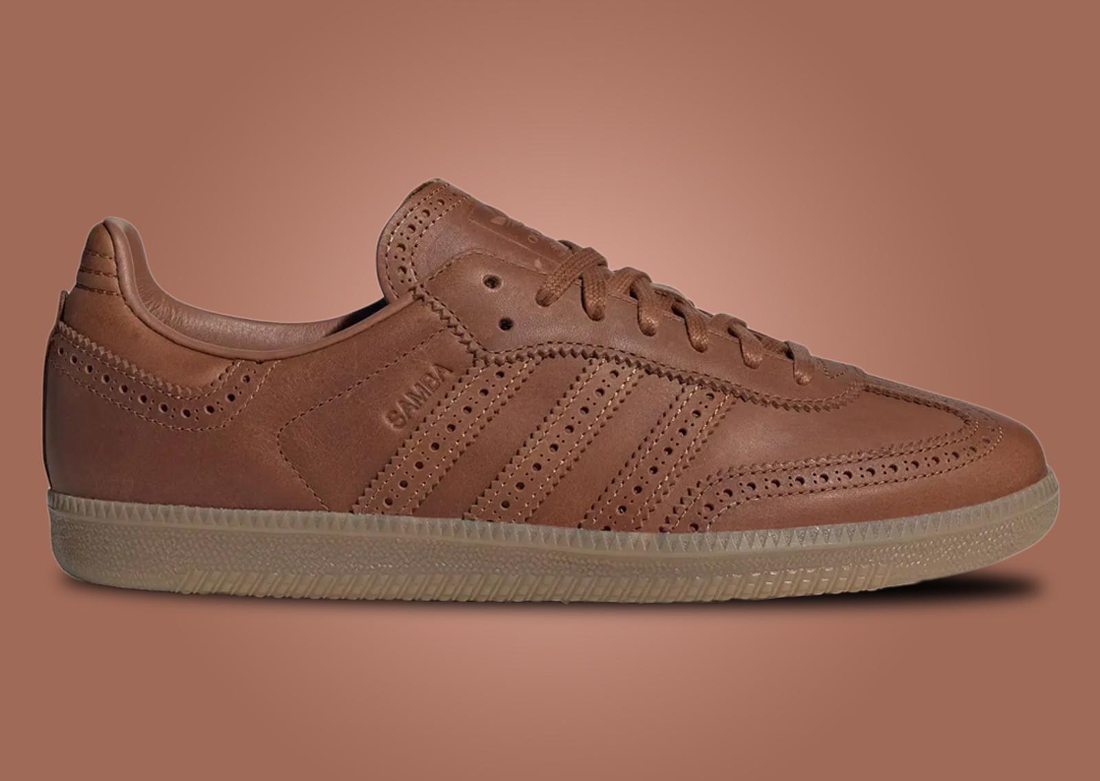 adidas Samba OG Brogue Dust Rust Lateral