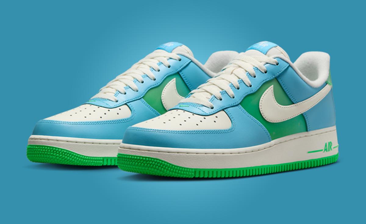 The Nike Air Force 1 Low Aquarius Blue Green Shock Releases Spring 2024