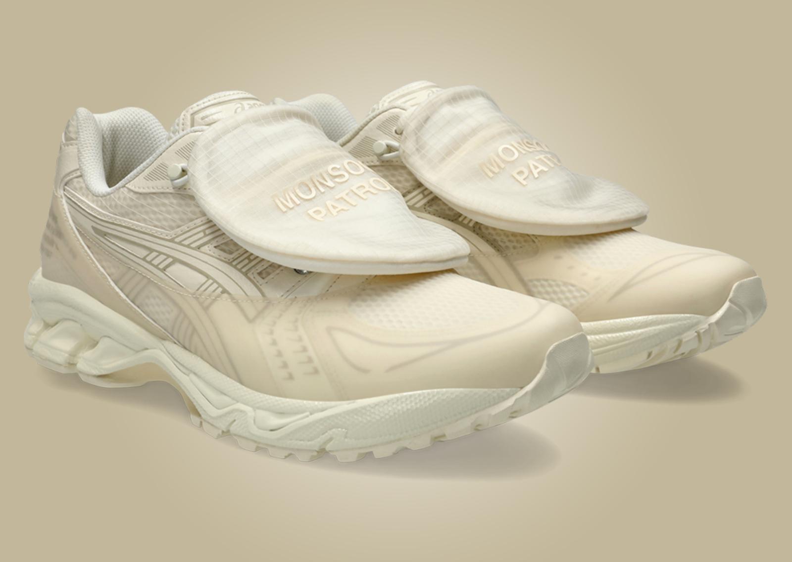 SBTG x Limited Etd x Asics Gel-Kayano 14 Monsoon Patrol Cream Angle