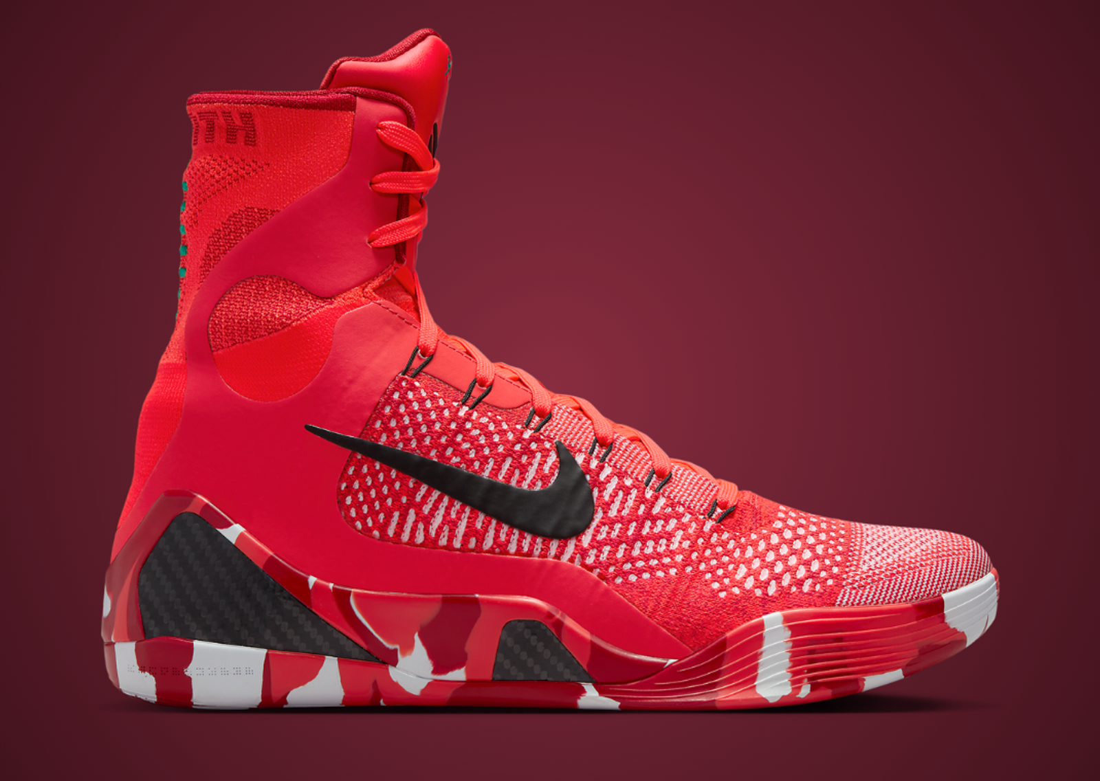 Nike Kobe 9 Elite High Protro Christmas Lateral