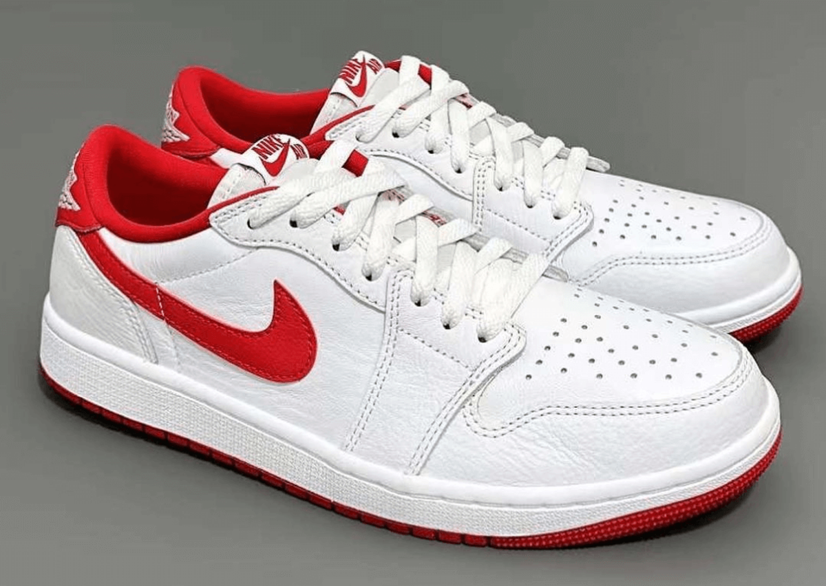 The Air Jordan 1 Low OG 'University Red' sets the preppy thing on fire