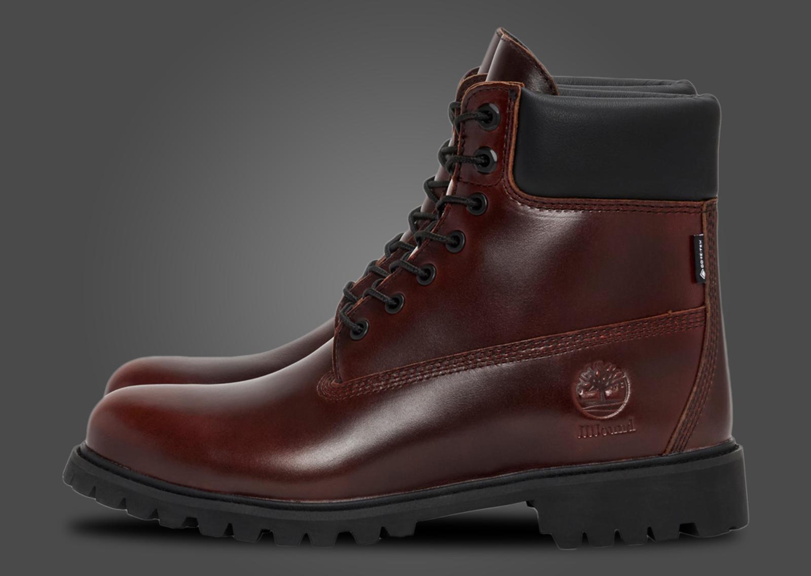 JJJJound x Timberland 6-Inch Boot GTX Oxblood Lateral