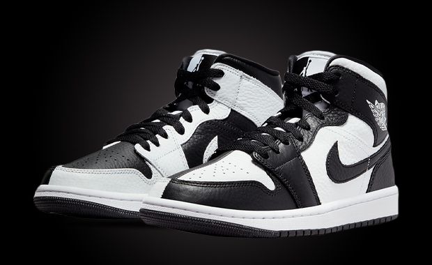 Black air best sale jordan mid