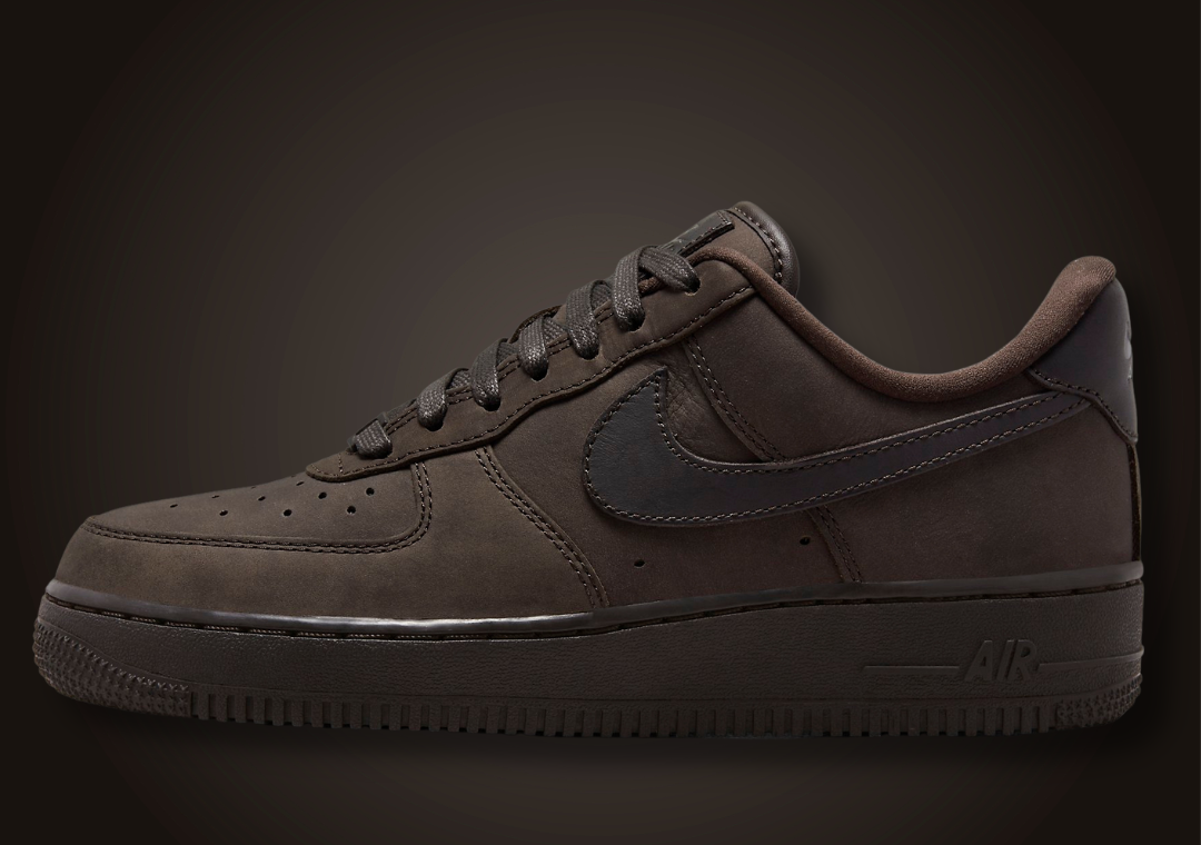 Brown Leather Covers The Nike Air Force 1 Low •