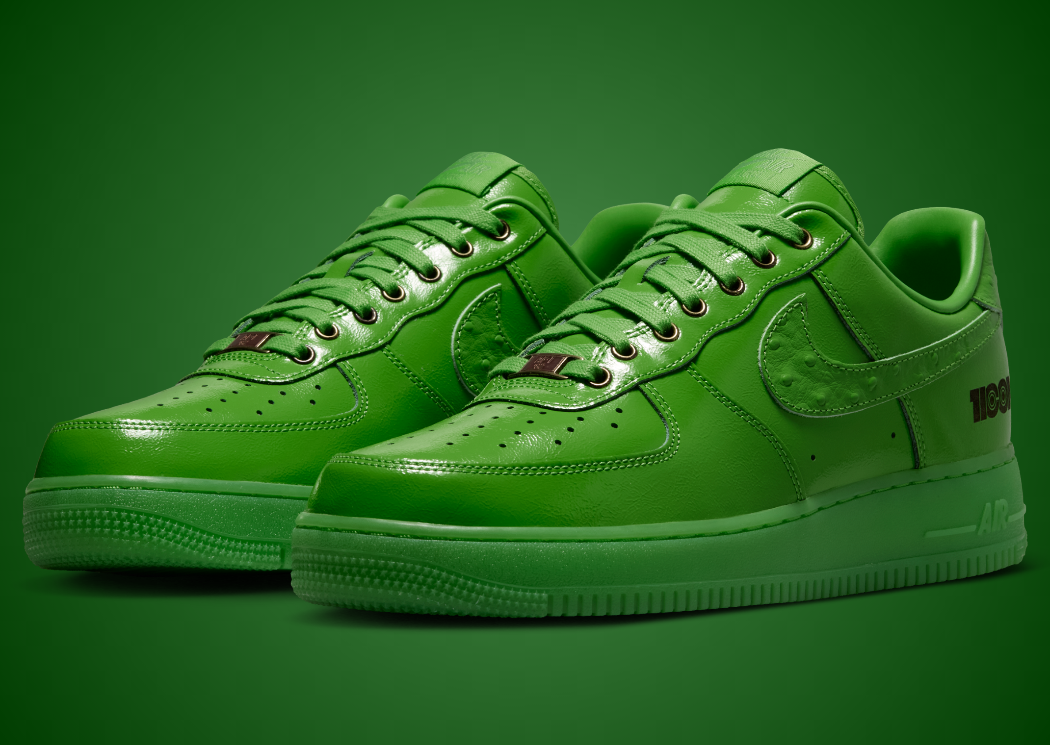 Iconic: Nike's Latest LX Air Force 1 Icon Green Apple Adds Ostrich