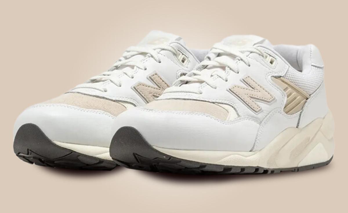 The New Balance 580 White Timberwolf Takes on a Vintage Look